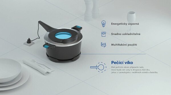 Tria Black Wielofunkcyjny garnek elektryczny - czarny T41/42 REMOSKA