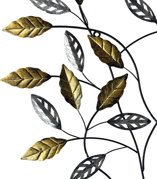 Liście metalowa dekoracja wisząca 85 x 60 cm Prodex