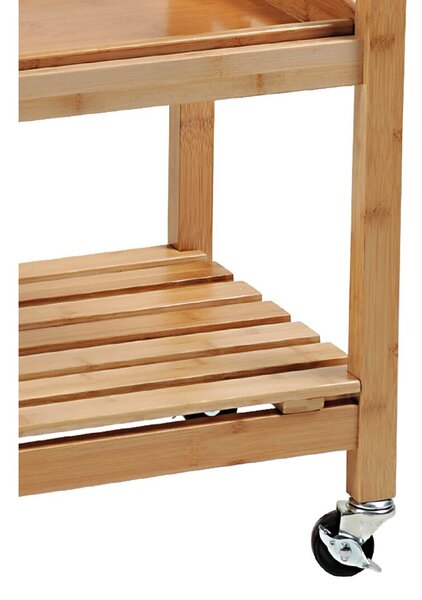 Wózek kuchenny z blatem roboczym 81 x 48 x 38 cm KESPER 25776
