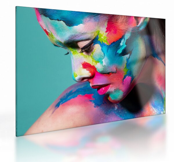 Obraz na szkle - Body art (70x50 cm)