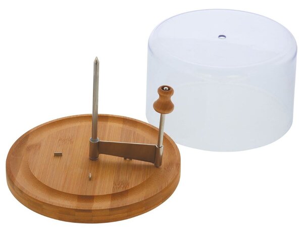 Krajalnica do sera "Tete de Moine" z pokrywką, Ø 22 cm, bambus KESPER 58621