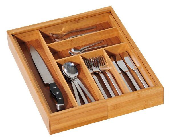 Wariabilny organizer na sztućce 35-58 cm, bambus KESPER 58085