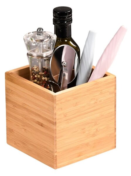 Uniwersalny organizer, 13 x 13 x 13 cm, bambus KESPER 58190