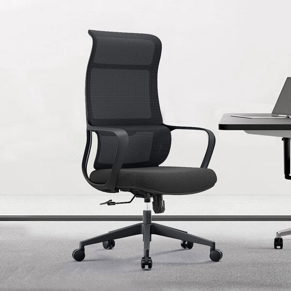 Fotel ergonomiczny ANGEL biurowy obrotowy mOja czarny
