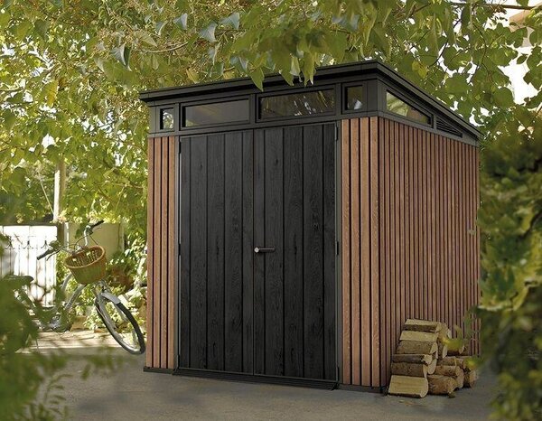 Pent Signature Domek ogrodowy 7x7, 216 x 226 x 216 cm, brązowy KETER 259817