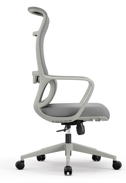 Fotel ergonomiczny ANGEL biurowy obrotowy mOja szary