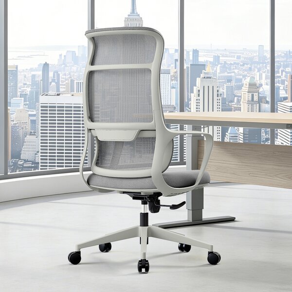 Fotel ergonomiczny ANGEL biurowy obrotowy mOja szary