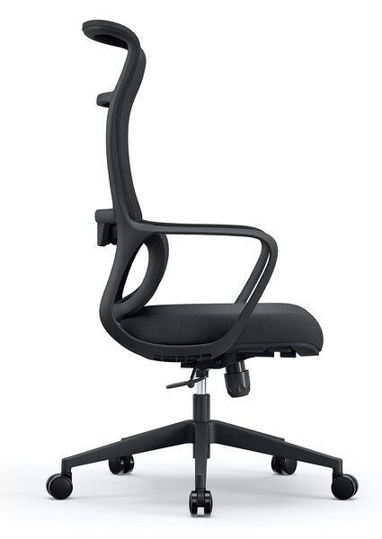 Fotel ergonomiczny ANGEL biurowy obrotowy mOja czarny