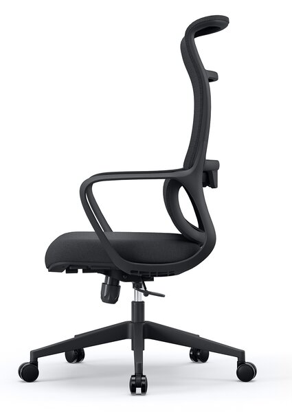 Fotel ergonomiczny ANGEL biurowy obrotowy mOja czarny