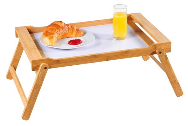 Taca do serwowania ze składanymi nóżkami, 54,5 x 33 cm, bambus KESPER 77605