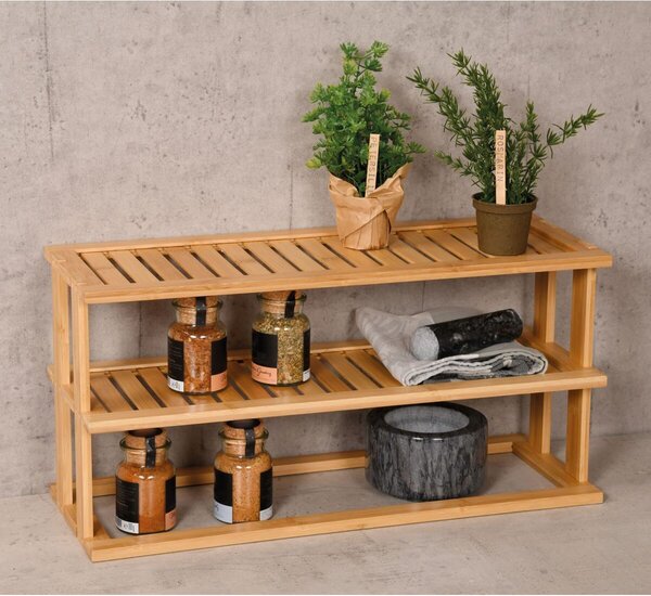 Półka kuchenna, 55 x 27 x 20 cm, bambus KESPER 58806