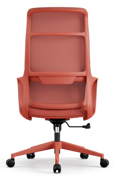 Fotel ergonomiczny ANGEL biurowy obrotowy mOja czerwony