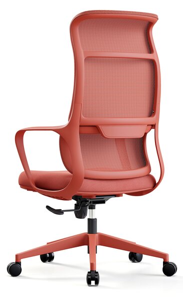 Fotel ergonomiczny ANGEL biurowy obrotowy mOja czerwony