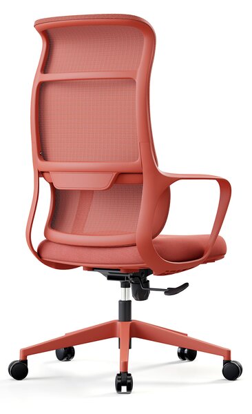 Fotel ergonomiczny ANGEL biurowy obrotowy mOja czerwony