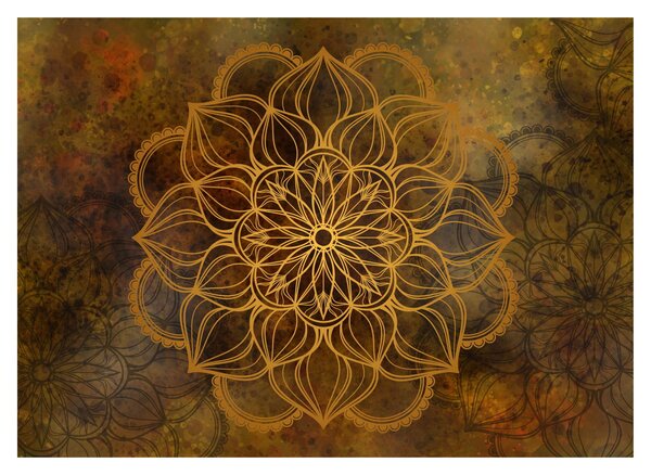 Obraz na szkle - Mandala radości (70x50 cm)