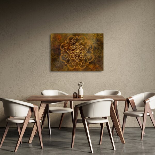 Obraz na szkle - Mandala radości (70x50 cm)