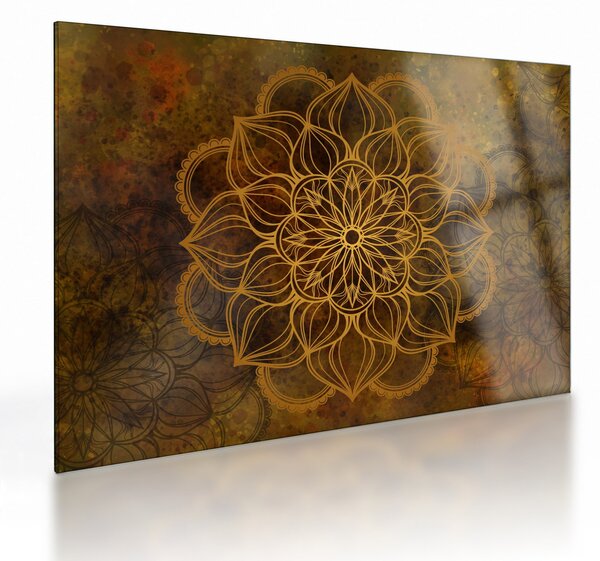 Obraz na szkle - Mandala radości (70x50 cm)