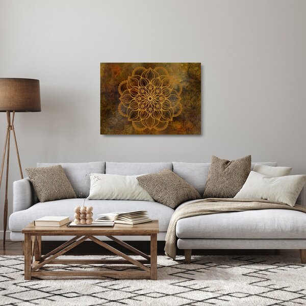 Obraz na szkle - Mandala radości (70x50 cm)