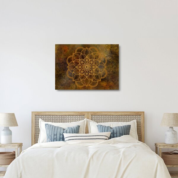Obraz na szkle - Mandala radości (70x50 cm)