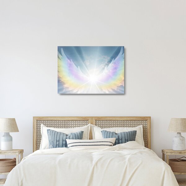 Obraz na szkle - Anielska aura (70x50 cm)