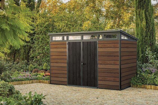 Pent Signature Horizontal Domek ogrodowy 11x7, 342 x 226 x 216 cm, brązowy KETER 259822