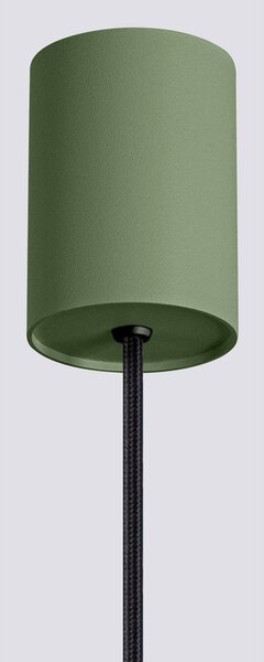 Zielona metalowa lampa wisząca ø 14 cm Niru – Sollux