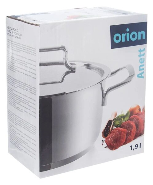 Anett Rondel z pokrywką, 1,9 l, nierdzewny ORION 110340