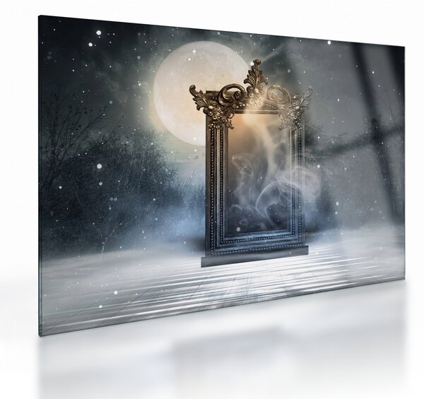 Obraz na szkle - Magiczne lustro (70x50 cm)