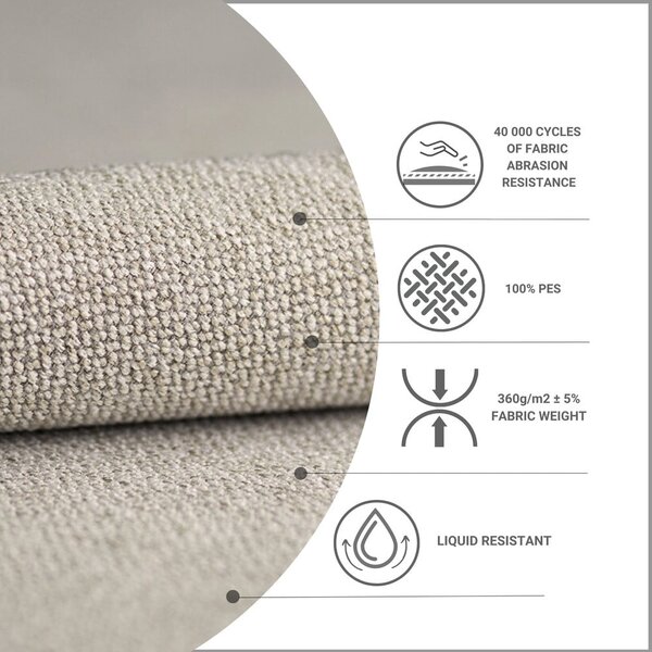 Beżowe łóżko boxspring ze schowkiem 160x200 cm Novento – Maison de Rêve