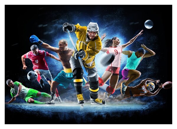 Obraz na szkle - Sport (70x50 cm)
