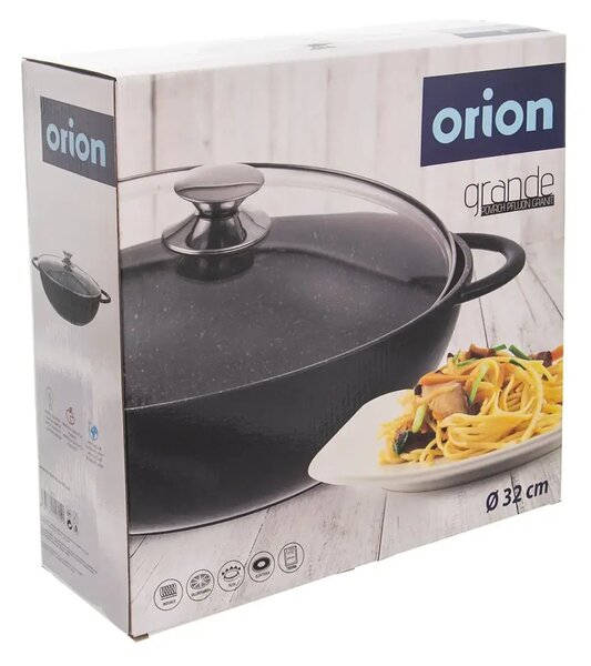 Grande Patelnia WOK z pokrywką ⌀ 32 cm ORION 112979