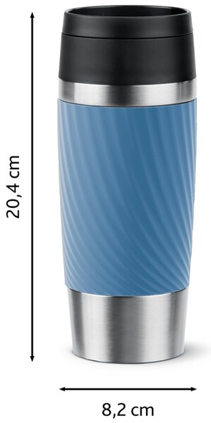 Travel Mug Twist Kubek podróżny, 0,36 l, aqua niebieski TEFAL N2024510