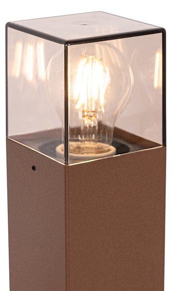 Inteligentna lampa stojąca ogrodowa brązowa rdza 30 cm z WiFi P45 - Denmark
