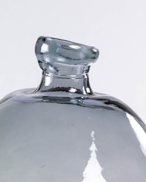 Niebieski wazon ze szkła z recyklingu (wysokość 33 cm) Brenna – Kave Home