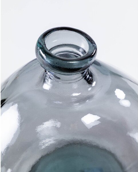 Niebieski wazon ze szkła z recyklingu (wysokość 33 cm) Brenna – Kave Home