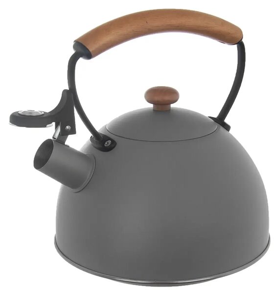 Wooden Czajnik na herbatę z gwizdkiem, 2,9 l, szary ORION 113517