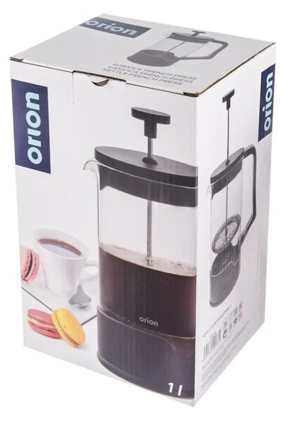 Black Czajnik french press 1 l ORION 156016