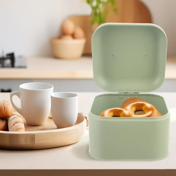 Greenish Chlebak 20 x 20 x 17 cm, metalowy ORION 152463