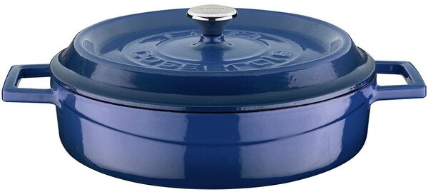 Garnek Ø 24 cm, 2,4 l, żeliwny, niebieski LAVA METAL LVYST24K2BLU