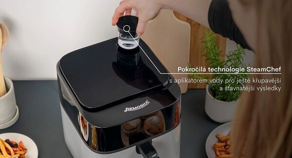 Vento SteamChef Frytkownica beztłuszczowa 6,3 l REMOSKA R301002