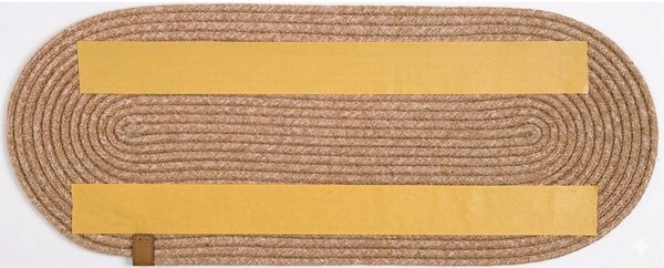 Dywaniki na schody zestaw 16 szt. w naturalnym kolorze 25x65 cm Milo – Vitaus