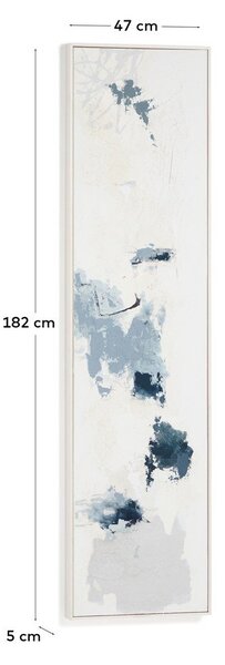 Ręcznie malowany obraz z ramą w zestawie/na płótnie 182,5x47,5 cm Erale – Kave Home