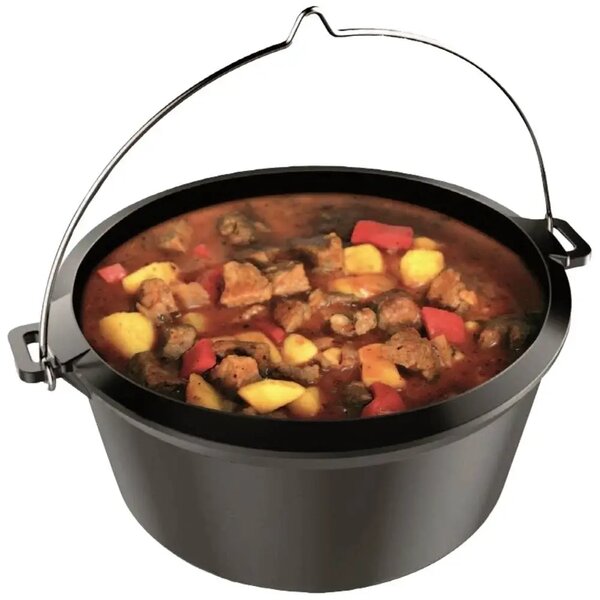 Dutch Oven L Żeliwny garnek z pokrywką, 12 l TEPRO 8233N