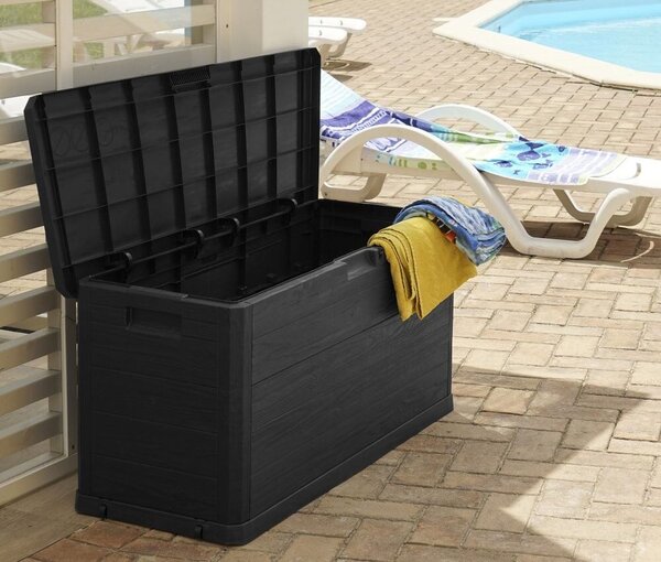 Woodys Skrzynia do przechowywania 280 l, plastikowa, grafit TOOMAX Z0164R0--4100