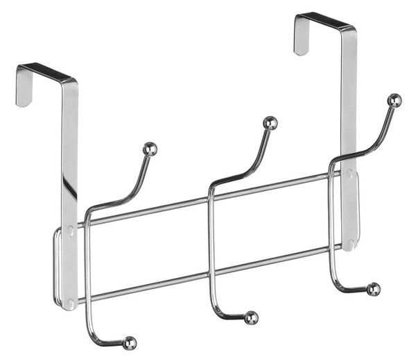 Metalowy wieszak na drzwi w kolorze srebra 11 cm Chrome – Premier Housewares