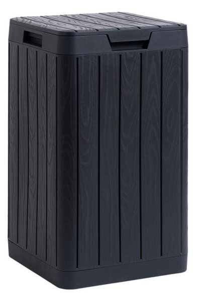 Rio Garden Kosz ogrodowy 80 l, plastikowy, grafitowy TOOMAX Z0480RAA04100