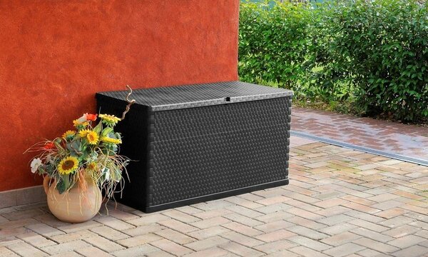 Rattan Skrzynia do przechowywania 420 l, plastikowa, grafit TOOMAX Z0162R0--4100