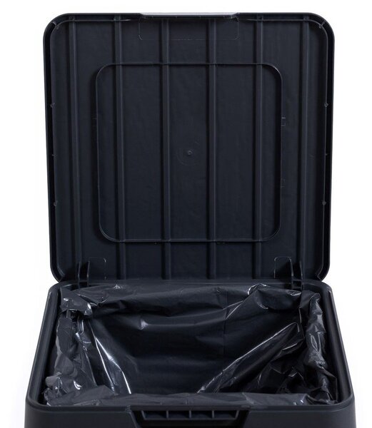 Rio Garden Kosz ogrodowy 80 l, plastikowy, grafitowy TOOMAX Z0480RAA04100