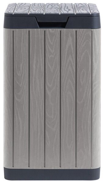 Rio Garden Kosz ogrodowy 80 l, plastikowy, jasnoszary/grafitowy TOOMAX Z0480RAA05000