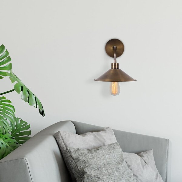 Kinkiet w kolorze brązu ø 24 cm Berceste – Opviq lights